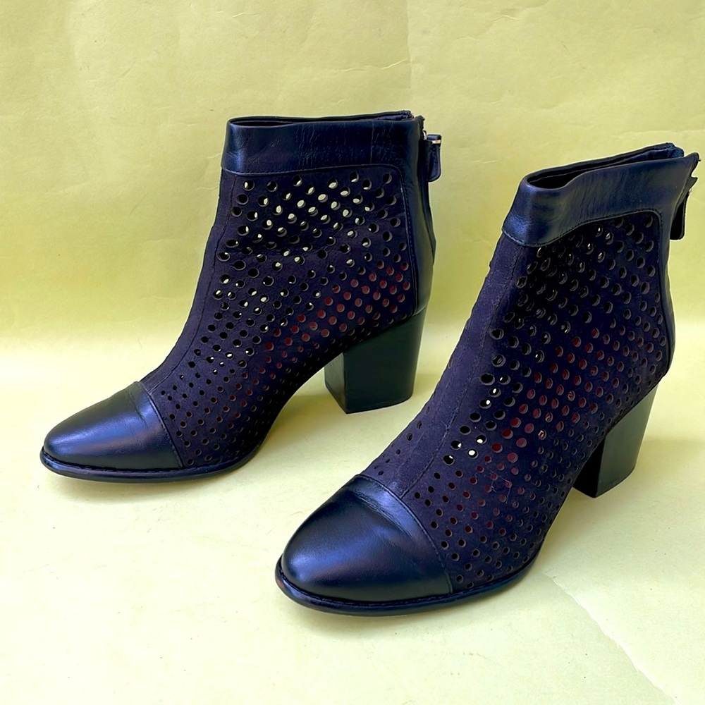 Black Rebecca Minkoff all leather booties